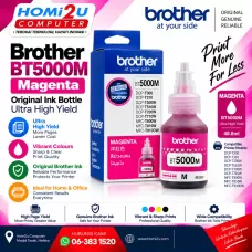 Brother BT5000M Magenta Original Ink Bottle – Ultra High Yield