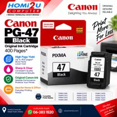 Canon PG-47 Black Original Ink Cartridge – 400 Pages Canon PG-47 Black Original Ink Cartridge – 400 Pages