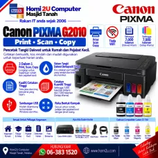 Canon PIXMA G2010 – Ink Tank All-in-One | Print, Scan & Copy | USB