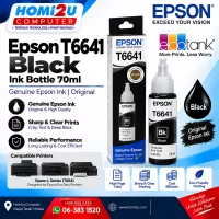 Epson T6641 Black 70ml Genuine Ink – Original