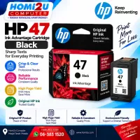 HP 47 Black Ink Advantage Cartridge – Original HP