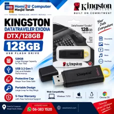 KINGSTON 128GB EXODIA DATA TRAVELER USB FLASH DRIVE DTX/128GB