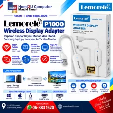 Lemorele P1000 Wireless Display Adapter – Miracast | 1080P | HDMI