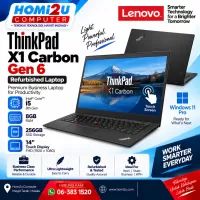 Lenovo ThinkPad X1 Carbon Gen 6 – Core i5 | 8GB | 256GB SSD | 14” Touch
