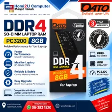 OATO DDR4 8GB SODIMM PC3200 – 3200MHz Laptop RAM OATO DDR4 8GB SODIMM PC3200 – 3200MHz Laptop RAM