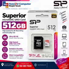 SP Superior microSDXC UHS-I Memory Card – U3 | V30 | A1
