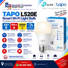 Tapo L520E Smart Wi-Fi Light Bulb – E27 | 806lm | 4000K | Dimmable Tapo L520E Smart Wi-Fi Light Bulb – E27 | 806lm | 4000K | Dimmable