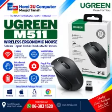 UGREEN M511 Wireless Ergonomic Mouse – 2.4GHz | 1600 DPI Max | 3-Level DPI