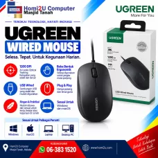 UGREEN MU007 Wired USB Mouse – 1200 DPI | 3 Buttons | 1.5M