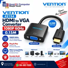 Vention 42154 HDMI to VGA Converter – 1080P 60Hz | 0.15M