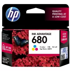 Genuine HP 680 Tri Color Cartridge