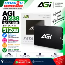AGI AI238 SATA SSD – 512GB | 2.5” | SATA III AGI AI238 SATA SSD – 512GB | 2.5” | SATA III