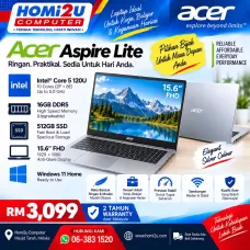 Acer Aspire Lite – Core 5 120U | 16GB | 512GB SSD | 15.6” FHD