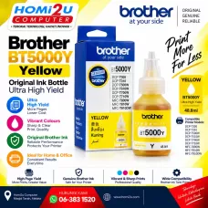 Brother BT5000Y Yellow Original Ink Bottle – Ultra High Yield Brother BT5000Y Yellow Original Ink Bottle – Ultra High Yield