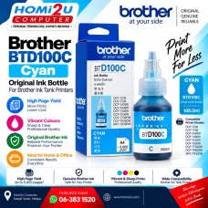 Brother BTD100C Cyan Original Ink Bottle – High Yield Brother BTD100C Cyan Original Ink Bottle – High Yield