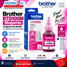 Brother BTD100M Magenta Original Ink Bottle – High Yield Brother BTD100M Magenta Original Ink Bottle – High Yield