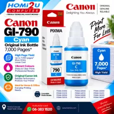 Canon GI-790 C Cyan Original Ink Bottle – 7,000 Pages Canon GI-790 C Cyan Original Ink Bottle – 7,000 Pages