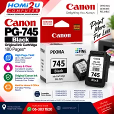 Canon PG-745 Black Original Ink Cartridge – 180 Pages Canon PG-745 Black Original Ink Cartridge – 180 Pages