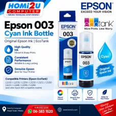 Epson 003 Cyan Genuine Ink – Original | EcoTank Epson 003 Cyan Genuine Ink – Original | EcoTank