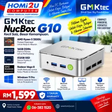 GMKTec NucBox G10 – Ryzen 5 | 16GB | 512GB SSD | Radeon Vega 8