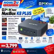 GMKtec NucBox K8 PLUS – Ryzen 7 | 32GB DDR5 | 1TB SSD | Radeon 780M