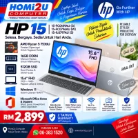 HP 15 – Ryzen 5 | 16GB | 512GB SSD | 15.6” FHD